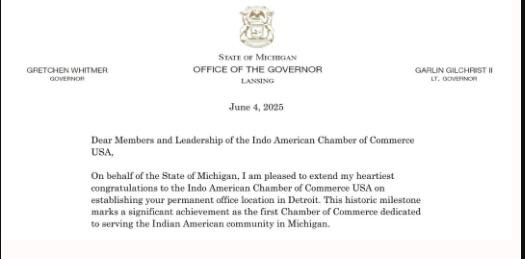 Governor Whitmer Letter